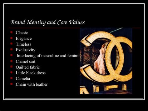 valeurs chanel
